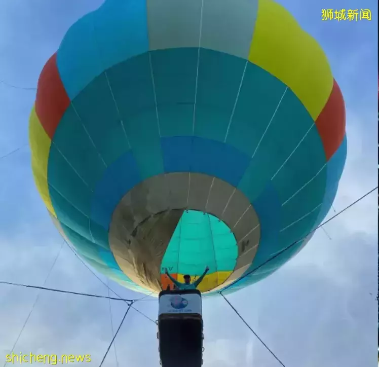 刷屏朋友圈新活動！坐上濱海灣熱氣球，360度無死角俯瞰新加坡