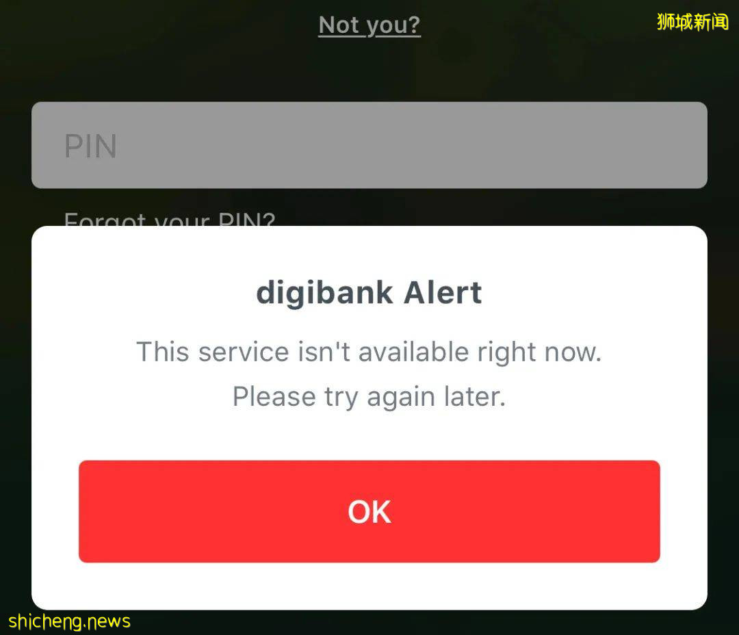 新加坡DBS銀行網上銀行服務癱瘓，網友：都兩天了還沒修好