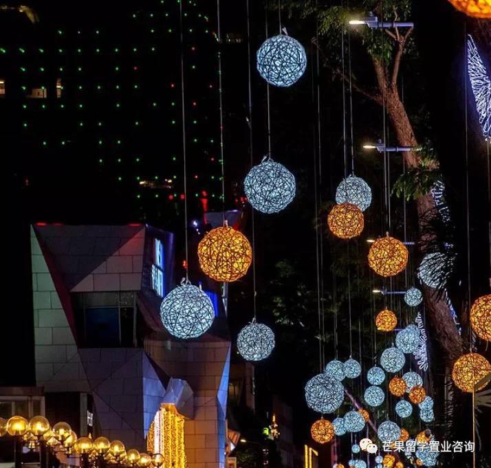 新加坡圣诞夜景