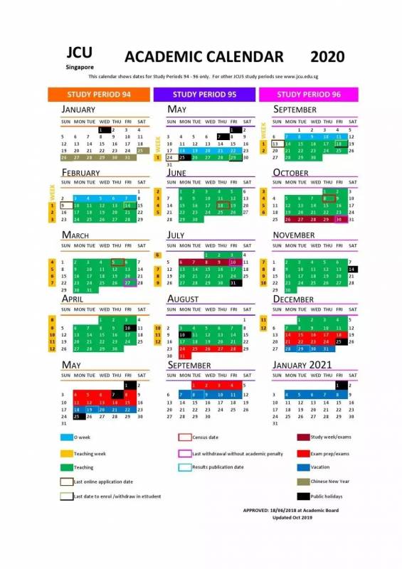 最新通知 | 詹姆斯库克大学2020-2021年大学学术日历抢先看，这些地方做了更新