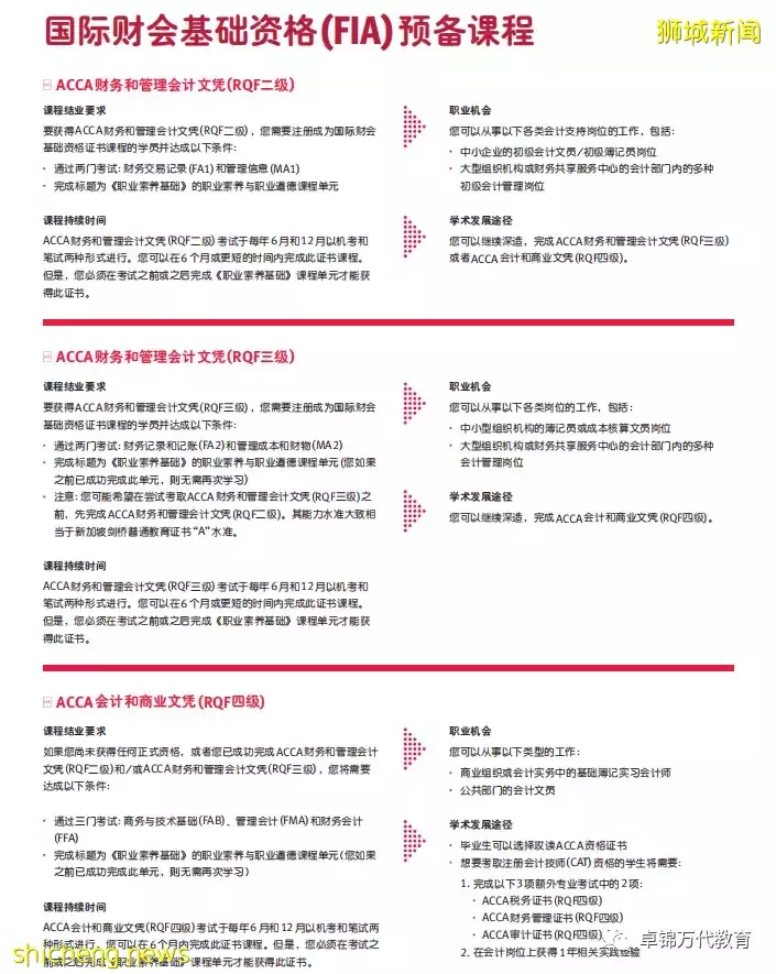 为何选择特许公认会计师公会(ACCA)资格证书