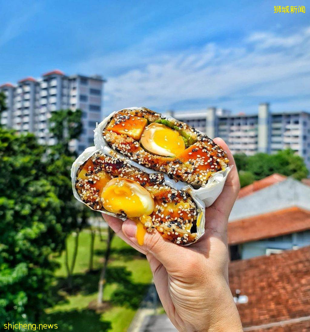 居家新发现！日式Onigirazu米饭卷、流心溏心蛋超诱人😍懒人早午餐首选、全岛外送中🛵 