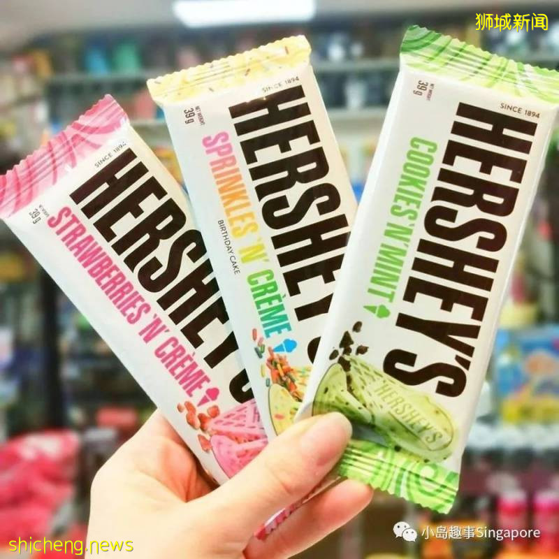 Hershey’s冰激淩口味巧克力來了！自帶buff冰涼口感，完美還原冰激淩口感