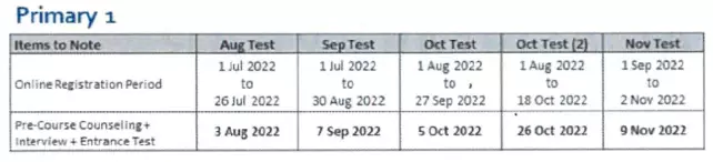 官方消息：新加坡三育中小学2022入学考试日期公布