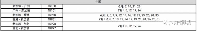 酷航更新7月航班表，恢複8個地點航線!