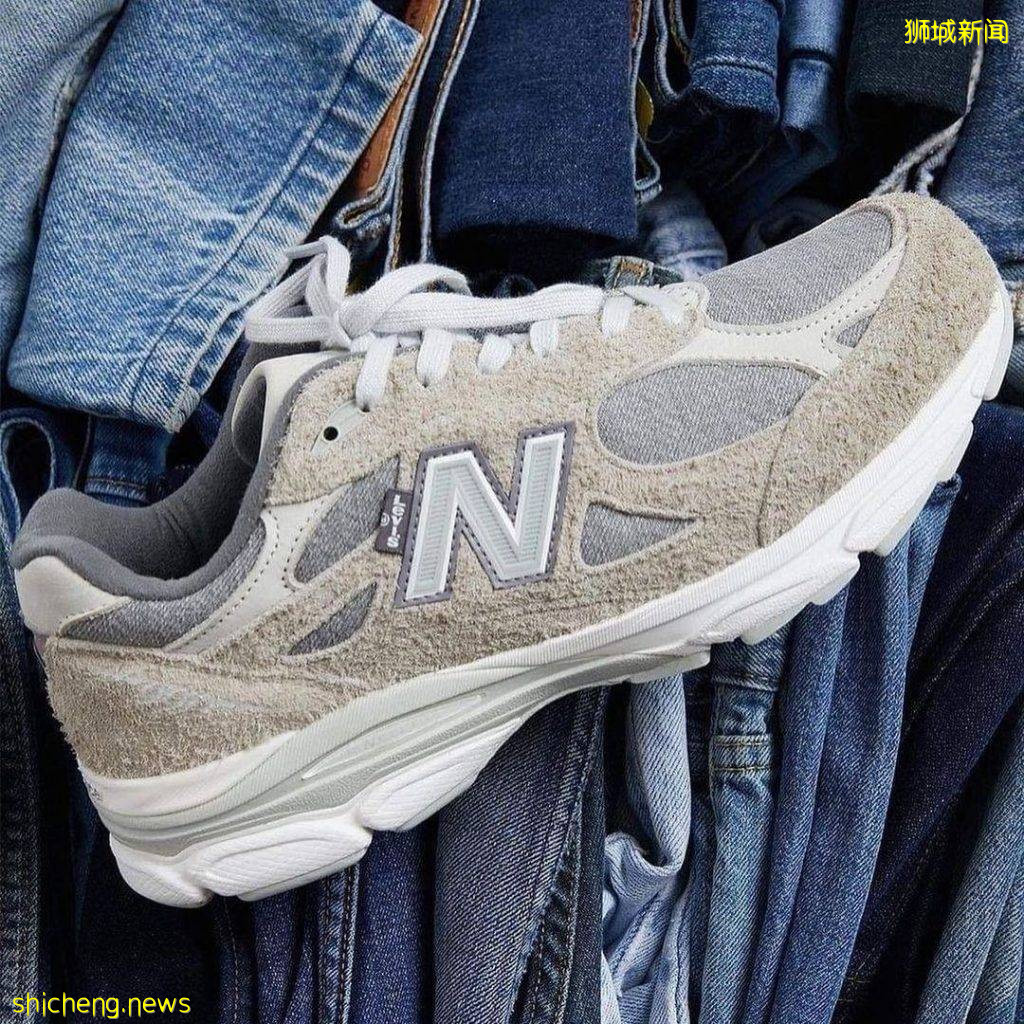 Levi’s x New Balance跨界合作聯名款即將發售，超好看複古風跑鞋必須get