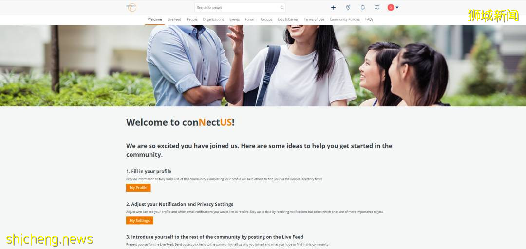 专门面向NUS学生校友的职业社交平台conNectUS来啦