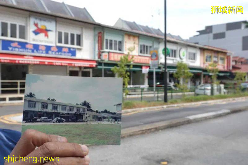 甘榜已成钢骨水泥建筑，想指出住过的地方很难，“年轻”居民30多年后，幸运走在同一条路上，追忆上世纪的生活