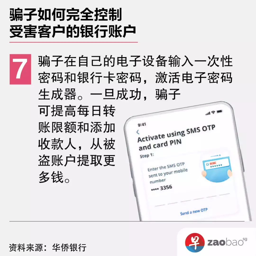 新加坡银行诈骗层出不穷，8张图让你知己知彼不上当