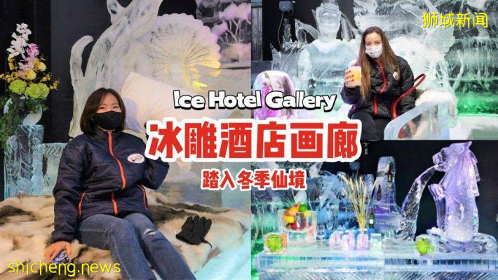 新加坡首個冰雕酒店畫廊Ice Hotel Gallery❄冰雕藝術品栩栩如生、踏入冬季仙境