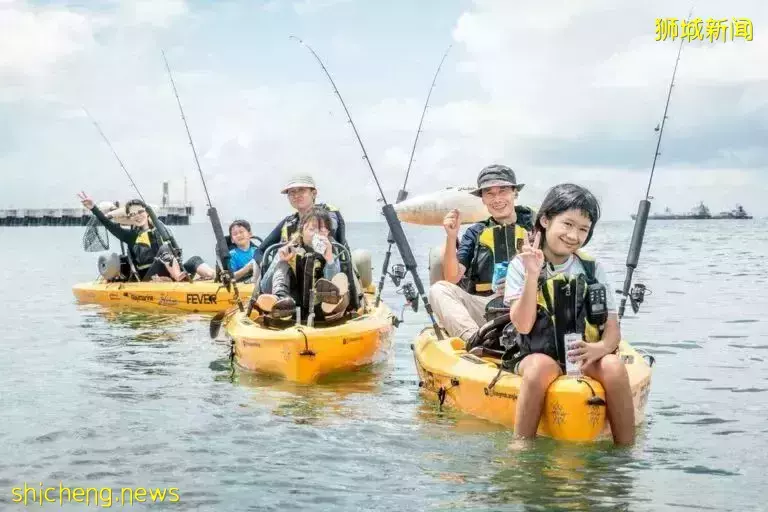 清涼一夏！新加坡超拽的水上運動，香蕉船、海盜船、海上蹦床、皮劃艇親子釣魚