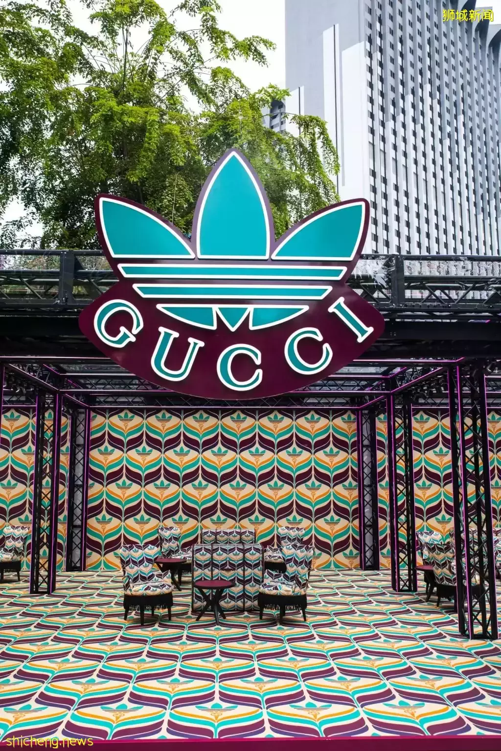 最新打卡地标！Gucci x Adidas合作联名快闪活动@Design Orchard 