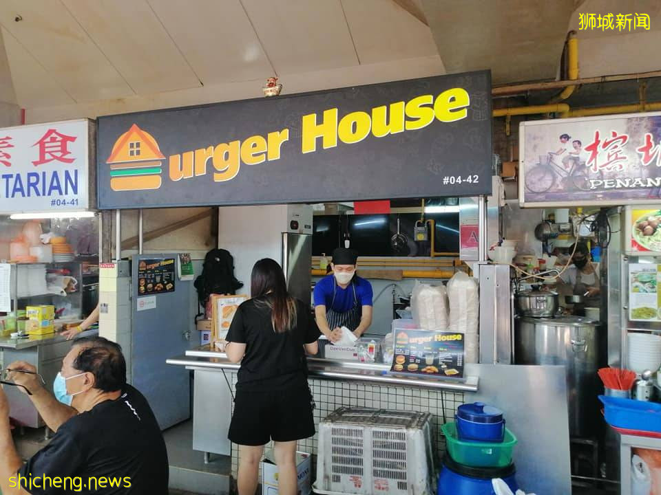 前Omakase Burger厨师开店创业！美世界熟食中心“Burger House”🍔$8吃到无敌美味的汉堡