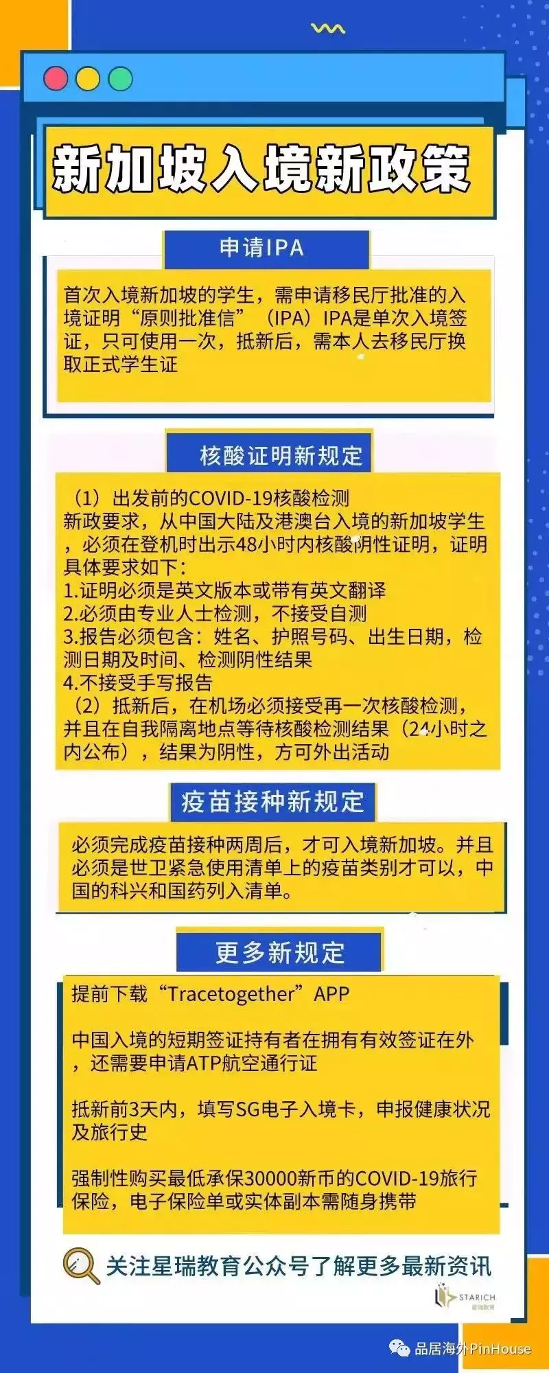 干货 新加坡最新入境政策及办理流程