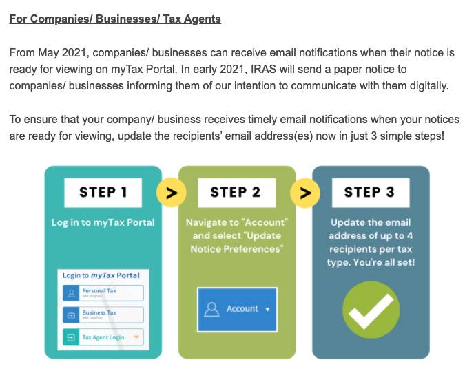 敲黑板！新加坡税务局将从今年5月起用电子通知取代纸质通知