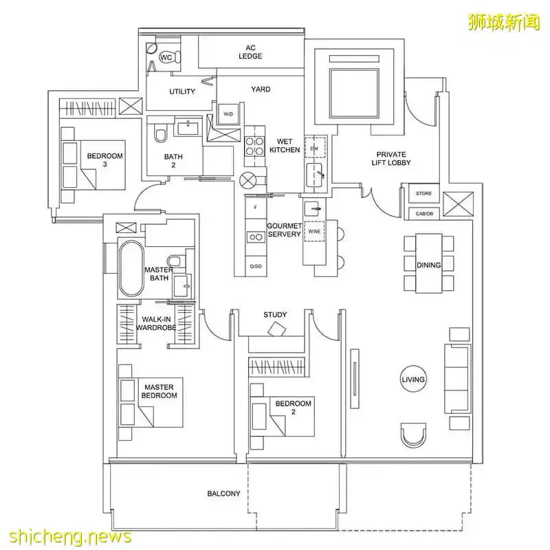 【现房促销】新加坡CBD黄金地段！670平海景楼阁Marina One滨海盛景豪苑发展商“放价”促销