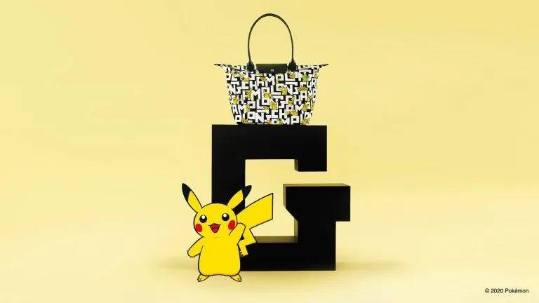 Longchamp x Pokémon系列13日开卖！皮卡丘饺子包，你爱了吗