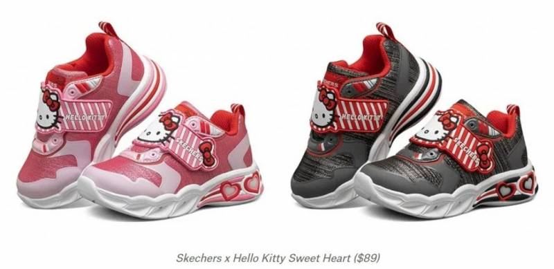 前方高萌預警！Skechers x Hello Kitty超可愛聯名款來啦！！LAZADA已經開售，線下門店10月5日發售