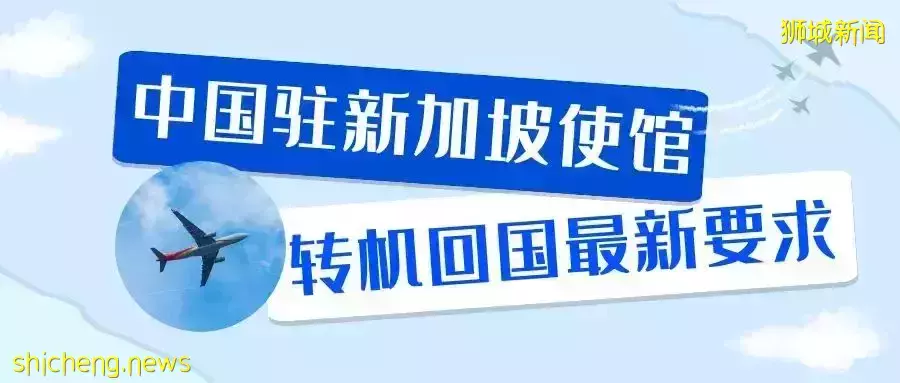 中國駐新加坡使館：新加坡轉機回國最新要求