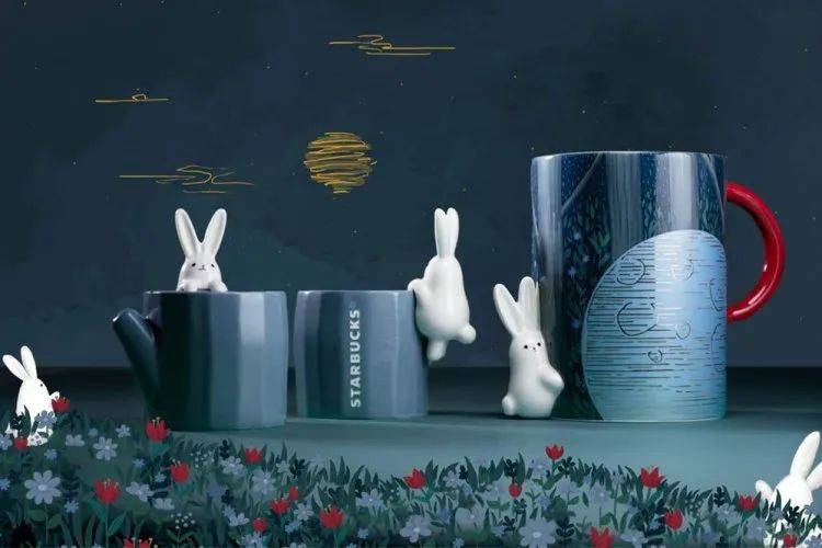 美到炸裂！海妖、月光兔，新加坡星巴克推出2個新款系列杯