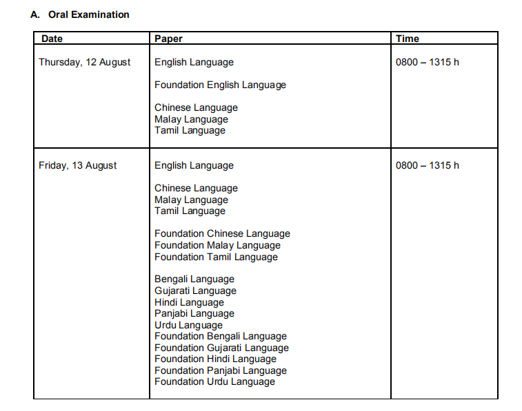 2021年PSLE小学离校考试时间公布，今年起新政策将影响这些学生