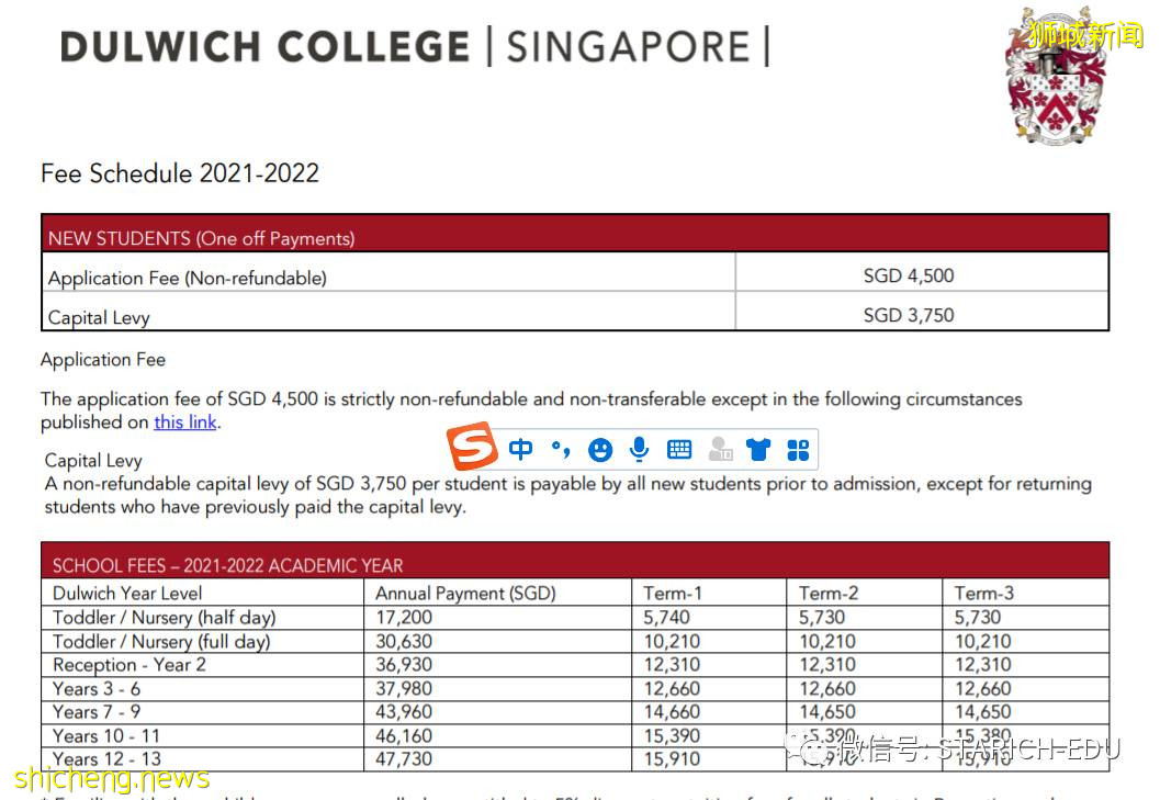 多所新加坡國際學校提供獎學金。你申請了嗎