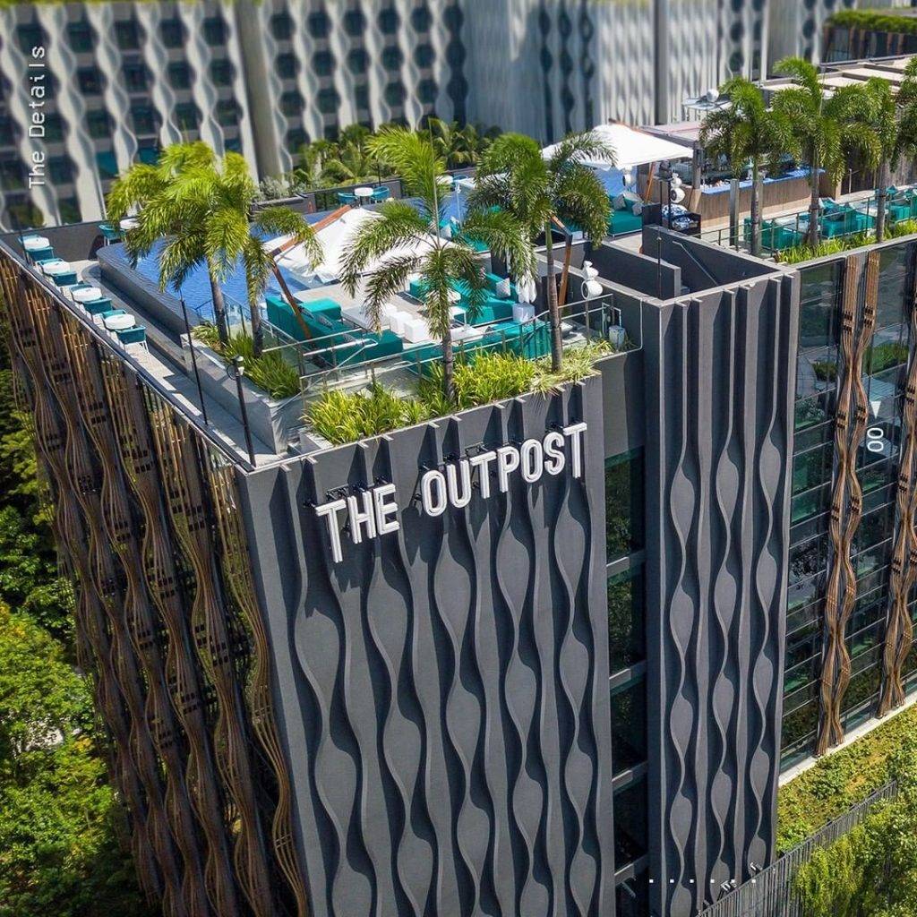 徜徉在碧海藍天間☁聖淘沙The Outpost Hotel💙梯田泳池+天台泳池，美得超乎想像