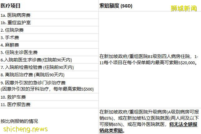 新加坡jcu大学医疗保险，安排