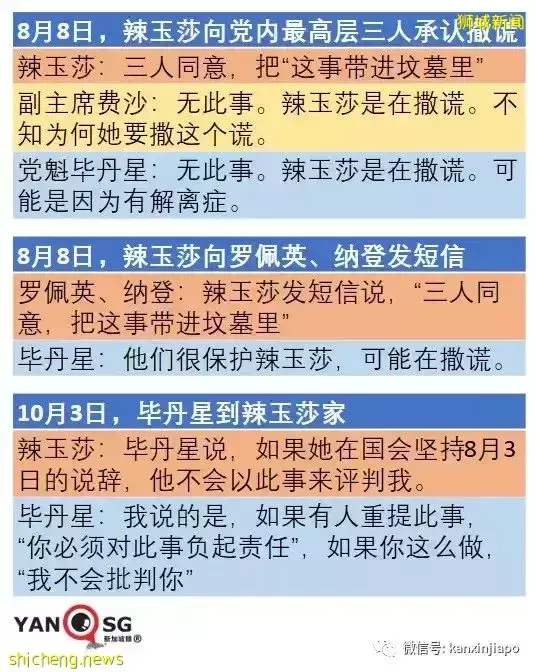 新加坡反对党领袖：议员撒谎可能是因为有精神疾病