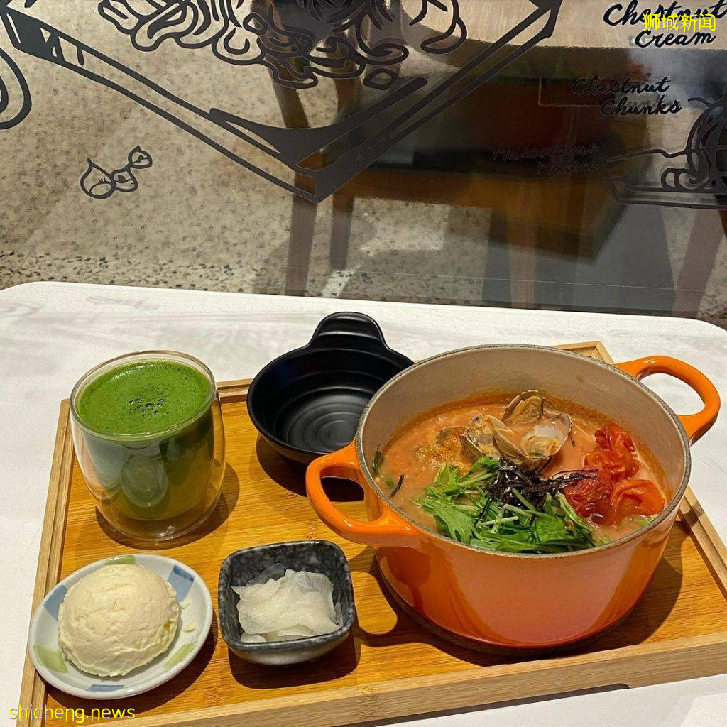 Funan新店Cafe Kuriko🔎日式蒙布朗蛋糕、精致华丽颜值高🌰甜品+汤锅，填饱你的肚子😎 