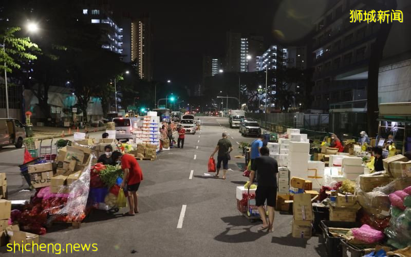 大巴窑东夜间蔬菜批发市场重开 仅三成营业