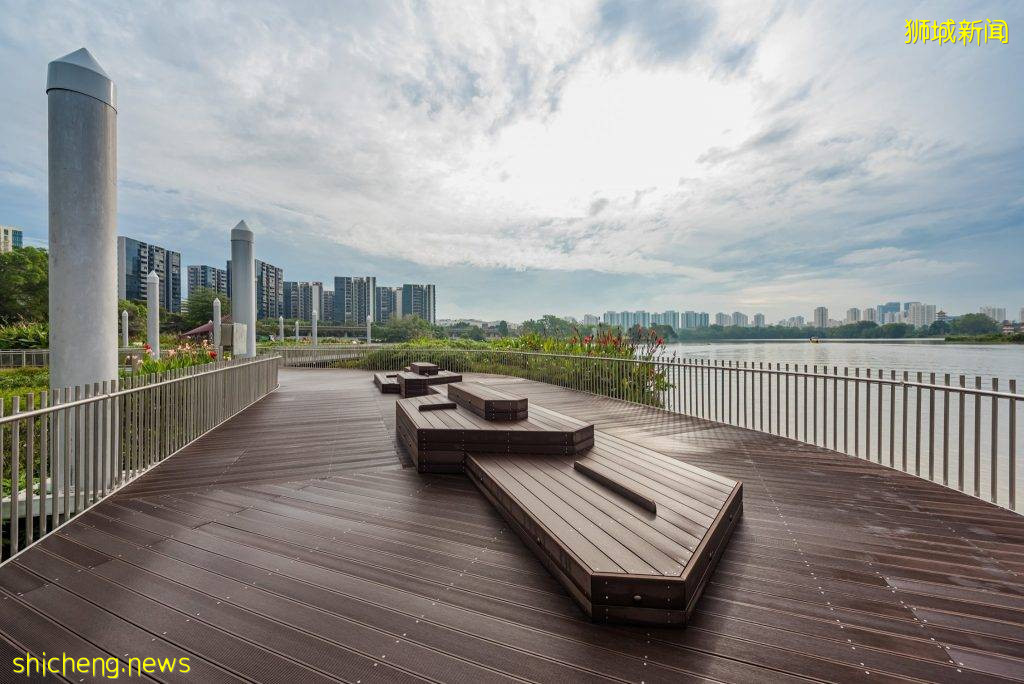 新加坡最大的人造浮动湿地开放！ABC Waters @ Jurong Lake📌设有木板路+凉亭，徒步+钓鱼新去处😎 