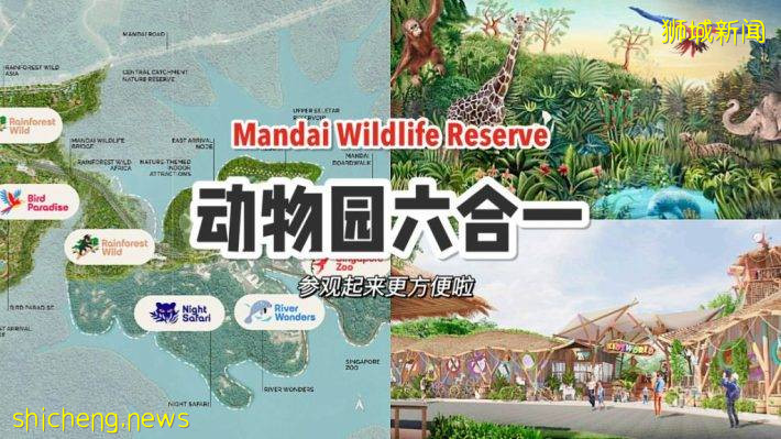 全新MANDAI野生动物园区，一站式游览动物园、鸟园、夜间动物园