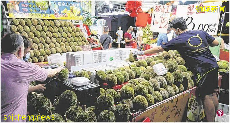 马国雨量少减产 中国市场抢购 新加坡人至本月底仍须吃贵榴梿