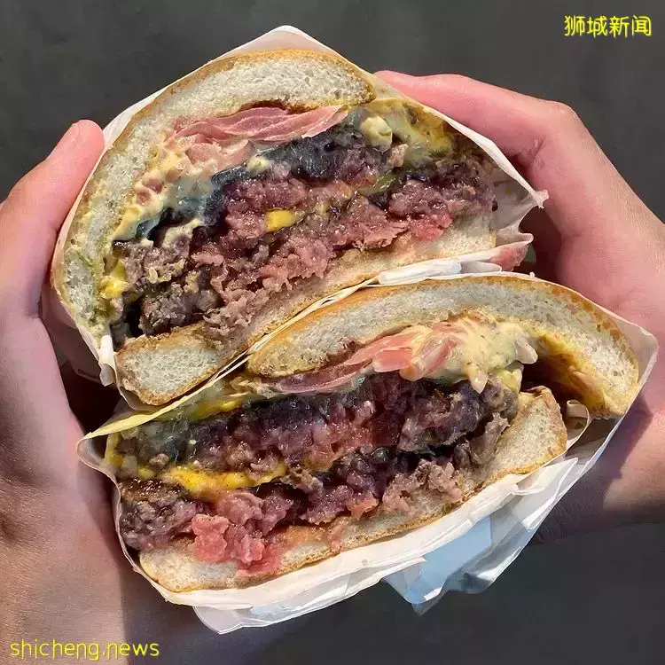 2280 Burger只有售卖一种口味的汉堡😲价格经济实惠、$9.50就可以吃到牛肉堡啦🍔 