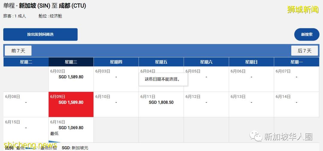 重磅！新加坡回國6月機票開始上漲！一城市暴漲3000多人民幣