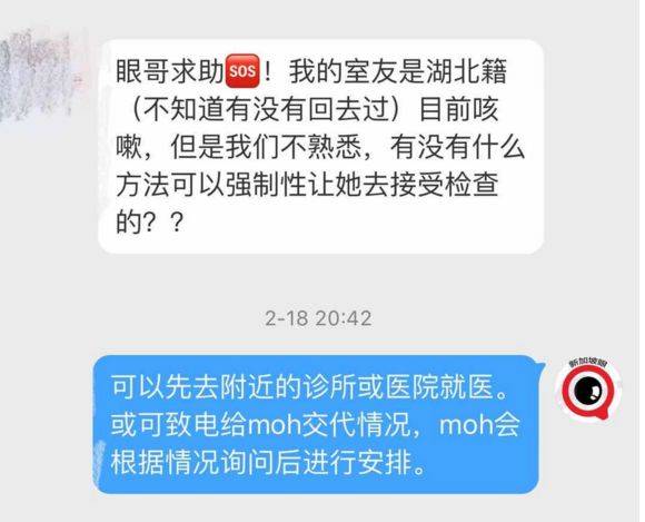 “我室友是湖北籍性工作者，还天天咳嗽怎么办？”