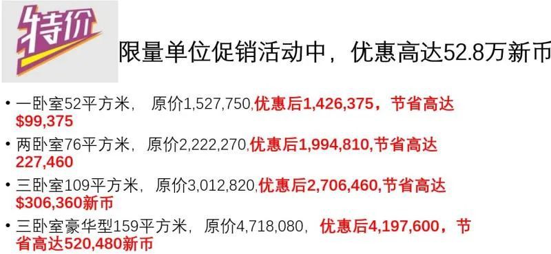 揭秘新加坡河畔新地标，高达52万新币大促销，传统与现代的完美结合