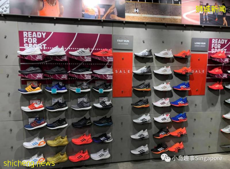 新加坡Adidas全场大促，全线7折！满100再送50券，满200送100券喔