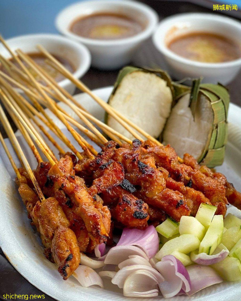 米其林认证的平价食阁Satay！独家秘制菠萝花生酱，沙嗲串绝配