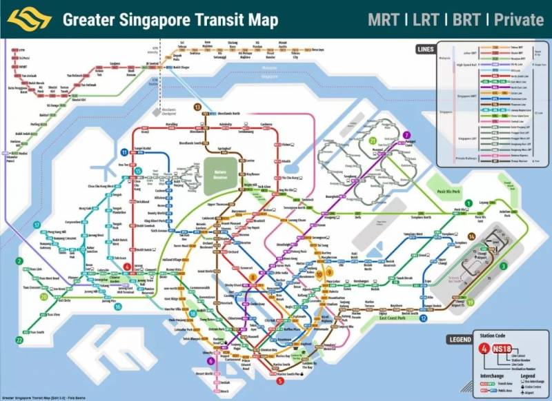 刷屏！新加坡最新版地铁图出炉了