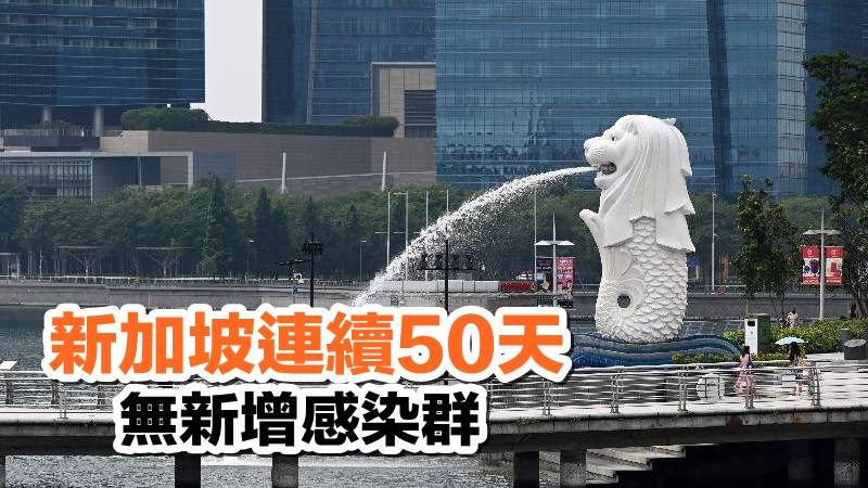 新加坡连续50天 无新增感染群