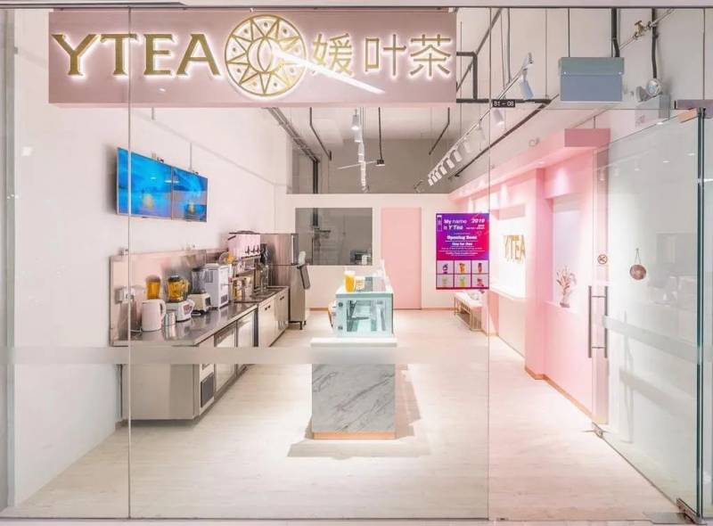 只看图片就想去的，超粉嫩泡泡茶店YTEA开业啦