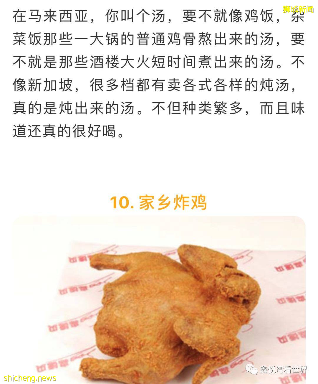 10道马来西亚输给新加坡的食物！大马要再加油了