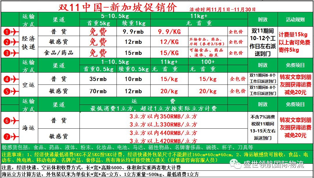 淘宝购物双11、中-新物流降！降！降！