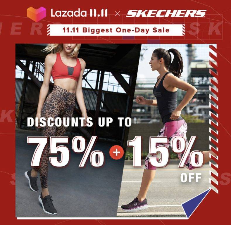 Skechers 11月特賣場💰 精選商品僅售S$1！全島分店均可用優惠價，購入第二件商品