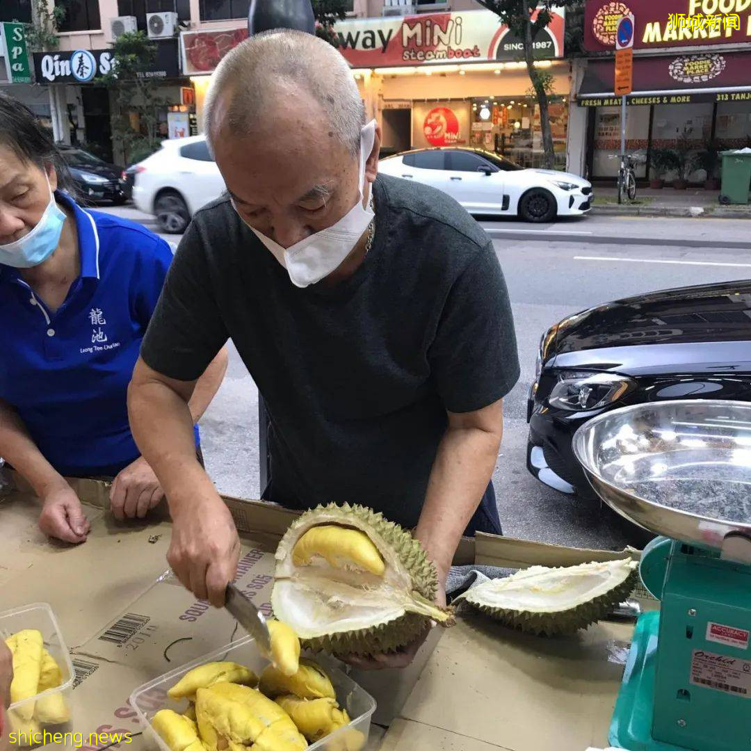 新加坡5家本地人推荐的榴梿摊，猫山王5新币起