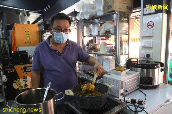 德士司机出狱  改行卖咖喱鸡