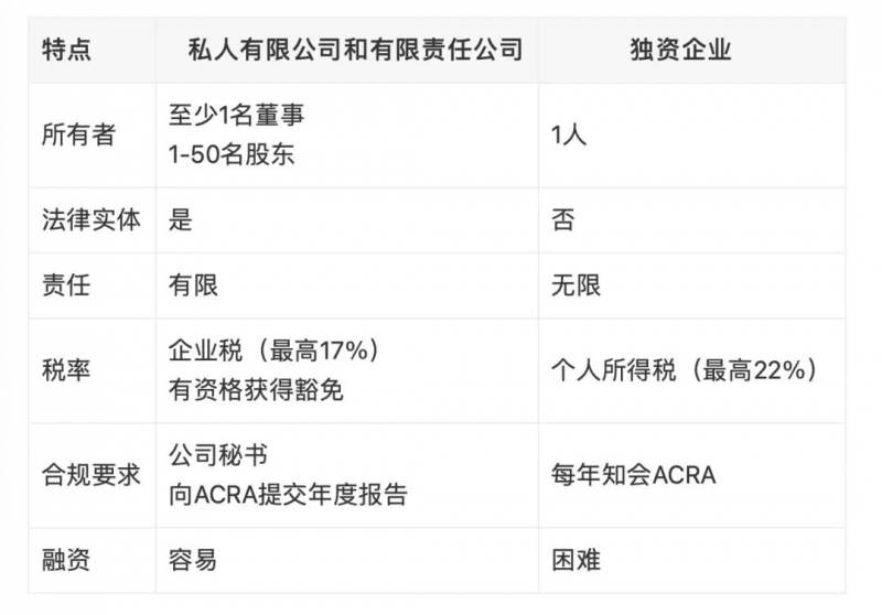 新加坡独资公司注册的要求和优缺点