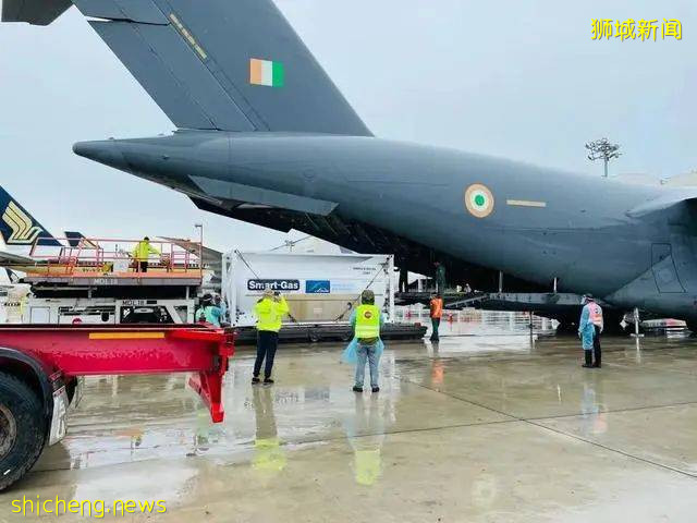 救急！印空军从新加坡急运氧气，印公司下单中国制氧机